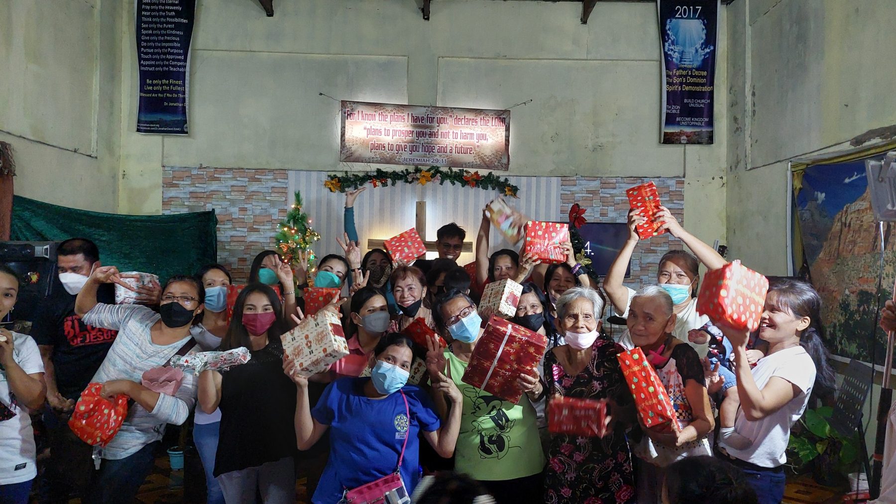 Gift giving event